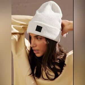 FP Movement by Free People Let’s Race fleece-lined recycled yarn beanie